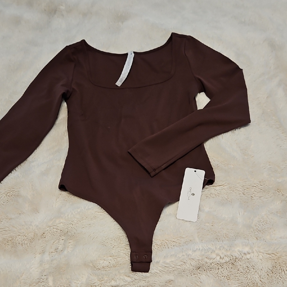 Brown Buttery Soft Long Sleeve Bodysuit